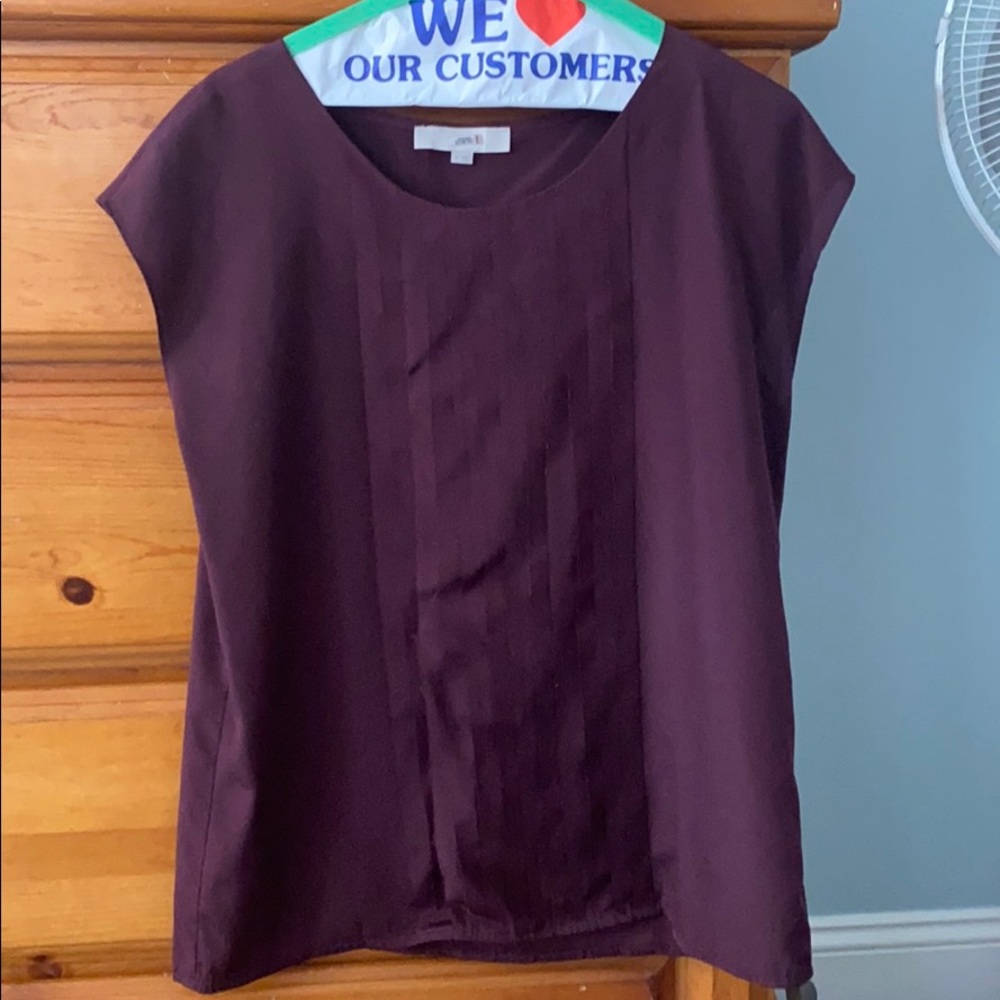 Maroon shirt from the Loft